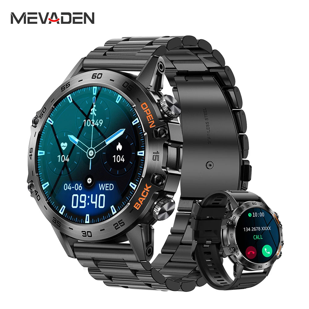 1.39 Inch Bluetooth Call Smart Watch Men Sports Fitness Tracker Watches IP67 Waterproof Smartwatch for Android IOS MD52