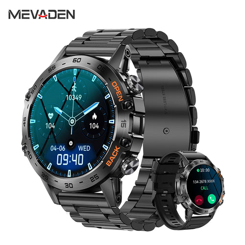 1.39 Inch Bluetooth Call Smart Watch Men Sports Fitness Tracker Watches IP67 Waterproof Smartwatch for Android IOS MD52