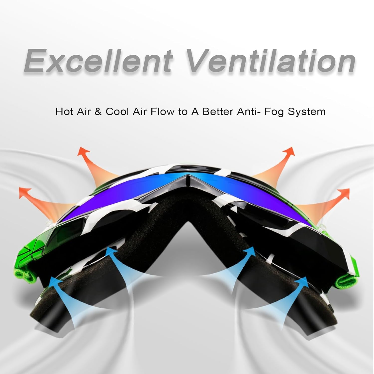 Lunettes De Motocross Pour Enfants, Lunettes De Protection De Sécurité Réglables, Lunettes De Ski D 'Anti-Uv D'Anti-Buée Coupe-Vent Pour Activités Extérieures