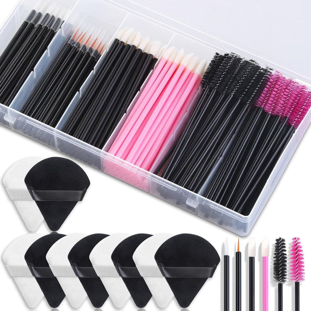 Accessoires De Maquillage Jetables Avec Applicateurs Triangulaires, Baguettes De Mascara, Pinceaux À Eyeliner, Outils Pour Artistes De Maquillage