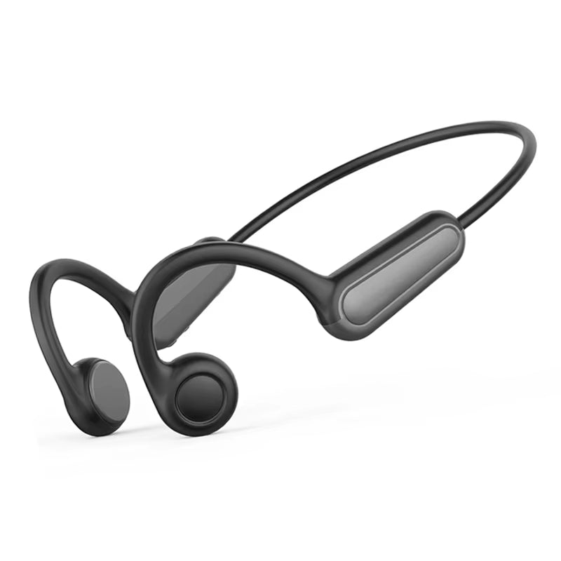 2025 True Bone Conduction Earphones Bluetooth 5.3 Sports Wireless Headphones Ear Hook Waterproof Headset for Running Driving